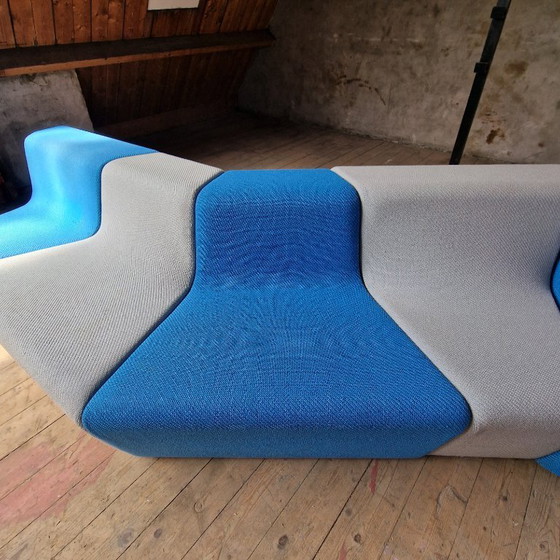 Image 1 of Large Modular Sectional Sofa with 9 Elements