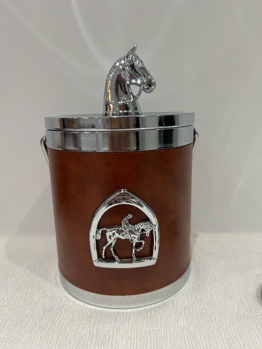 Secchiello Ghiaccio Vintage Cavallo Anni '70 - Modello Raro