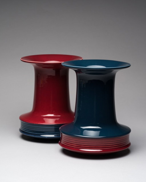 Rosenthal Studio Linie Tapio Wirkkala PLUS Vase Duo MCM WGP Vintage Chic 1960s