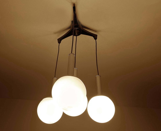 Image 1 of Vintage Space Age Cascade Pendant Lamp