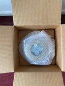 NUURA BLOSSI Wandleuchte Ø23, Nordisches Gold / Transparent (In Originalverpackung und unbenutzt)