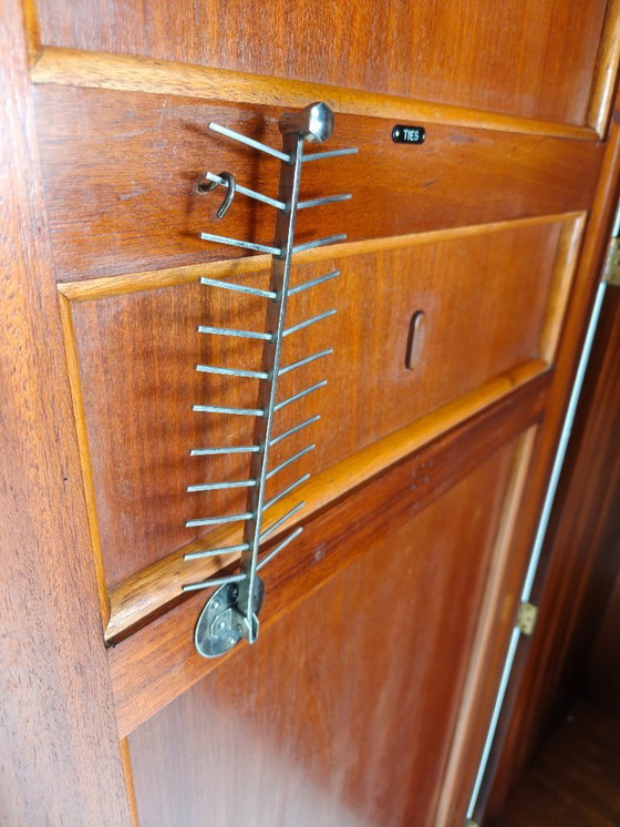 Image 1 of Beautiful English Art Deco Compactom Ltd Men's Wardrobe from the 1920s