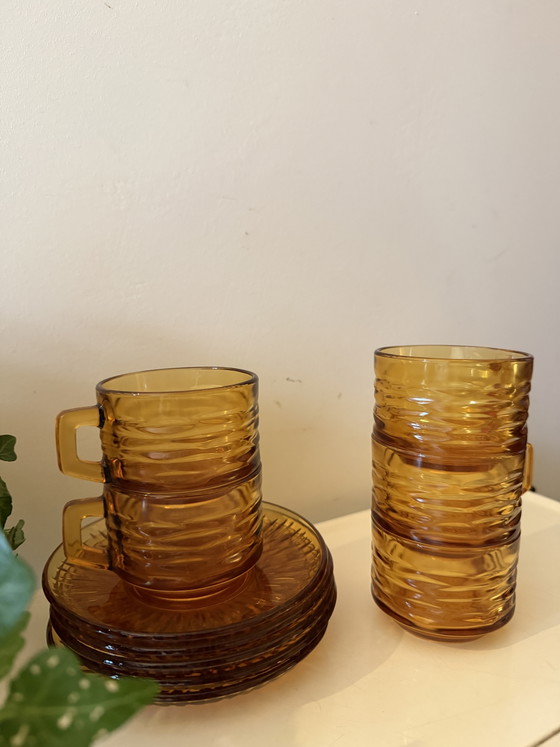 Juego de 5 tazas y platillos de espresso – Loza, Vidrio (photo 2 of 6)