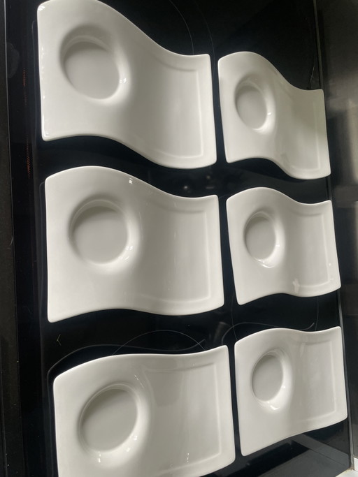 6 delig kop/schotel wave