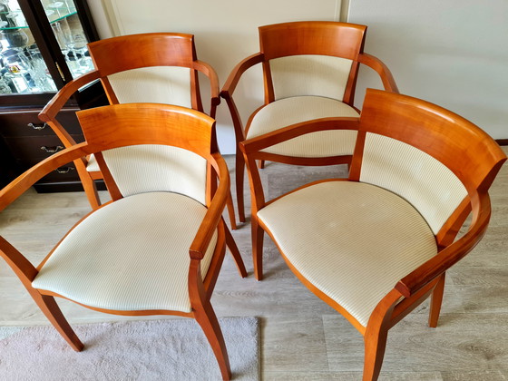 Image 1 of 4x Art Deco Dining Chairs