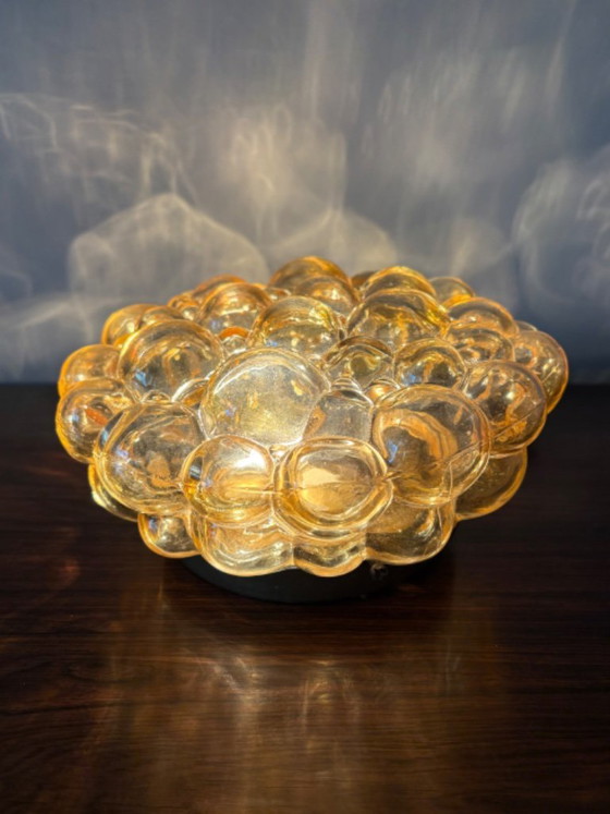 60s Tynell Bubble Glas Wall or ceiling Lamp Amber Gold – Helena Tynell, Ceiling lights, Metal (photo 2 of 12)
