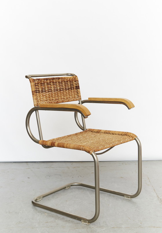 Image 1 of Marcel Breuer Armlehnstuhl D40 für Tecta I Set van vier