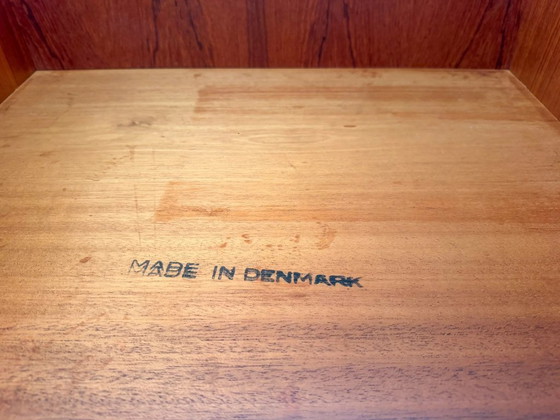 Image 1 of Vintage Deens Teakhouten schrijfbureau van Arne Vodder voor H.P. Hansen, jaren zestig