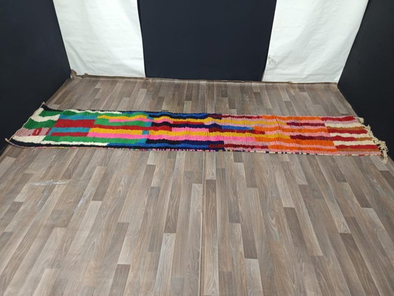 Image 1 of Mehrfarbige Berberteppiche aus Leinen, 400 cm x 100 cm
