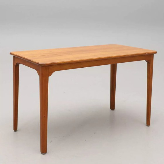 Image 1 of Vintage Scandinavian walnut coffee table by Carl Malmsten - Sweden - 1960s