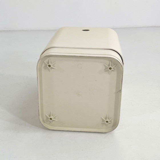Image 1 of Cesto portabiancheria bianco di Anna Castelli per Kartell, anni '70