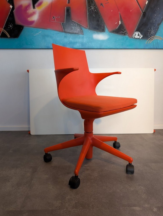 Image 1 of Kartell Spoon design tafel + bureaustoel | Antonio Citterio