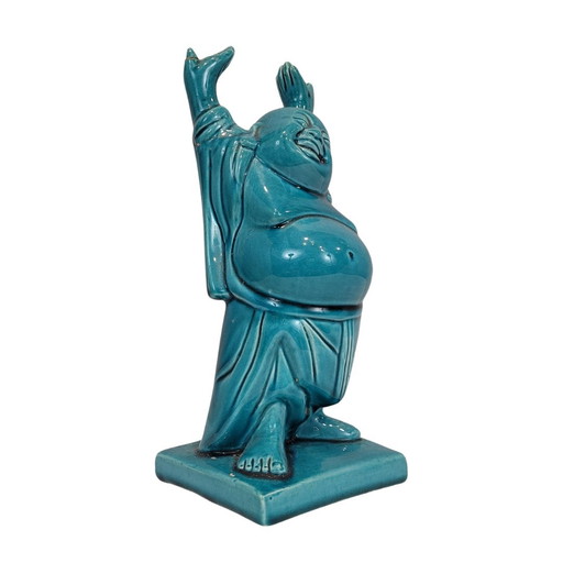 Figura “Buda Feliz” / “Buda Meitreya” Porcelana Esmaltada, S. Xx – China