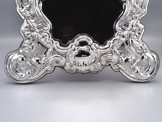 Image 1 of "Cartagloria" lijst/spiegel van 925 zilver, 30x30 cm