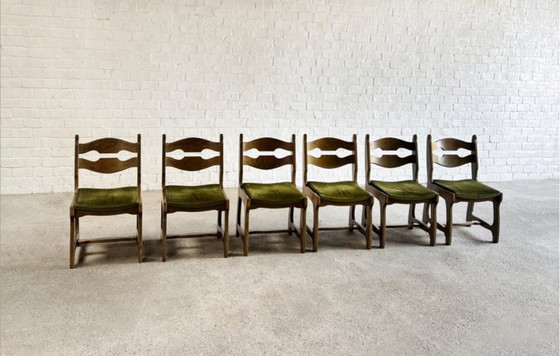 Image 1 of 6 vintage brutalist chairs