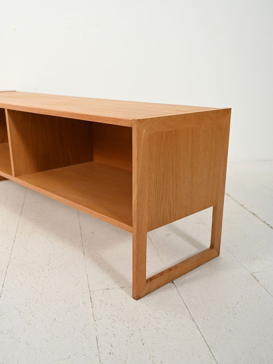 Image 1 of 1960s oak TV stand by Arne Wahl Iversen