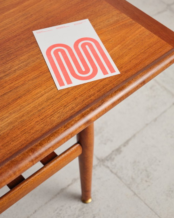 Danish Teak Wood Coffee Table by Grete Jalk, Mid-Century Design 1950s – Glostrup Møbelfabrik (photo 4 of 19)