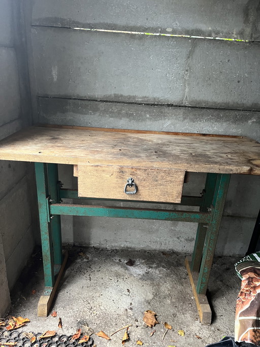 Vintage werkbank