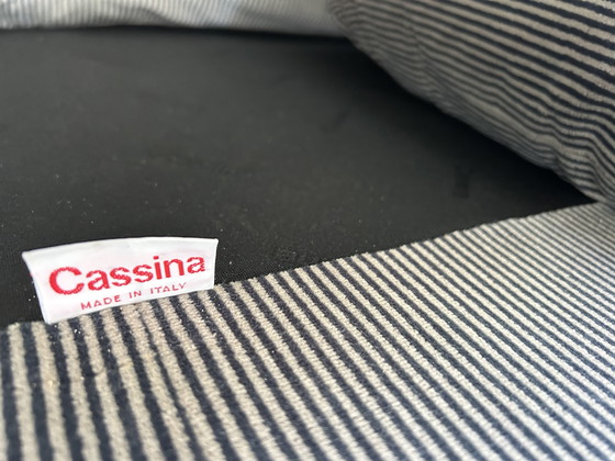 Image 1 of Cassina Maralunga 3-zits bank - grijs/zwart fluweel