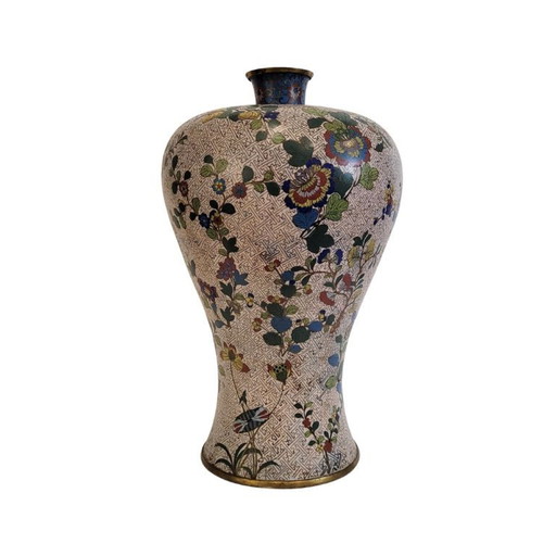 Cloisonné-Emailvase, Qing-Dynastie, 1900 – China