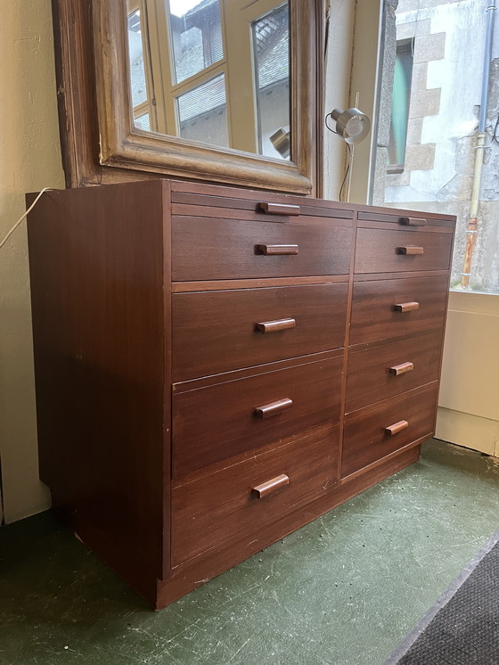 Image 1 of Werkplaatskast met lades, jaren 1950/60