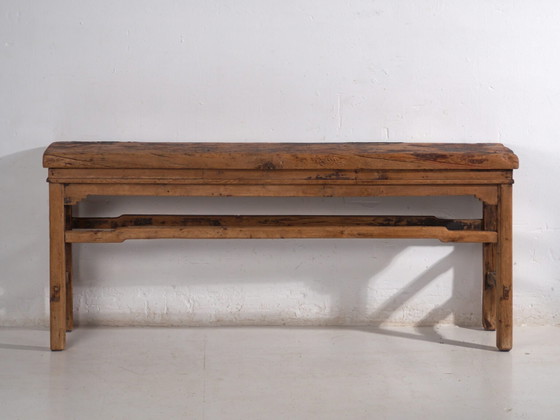 Antique Chinese console altar table in elm – Shanxi, circa 1890 (photo 28 of 40)