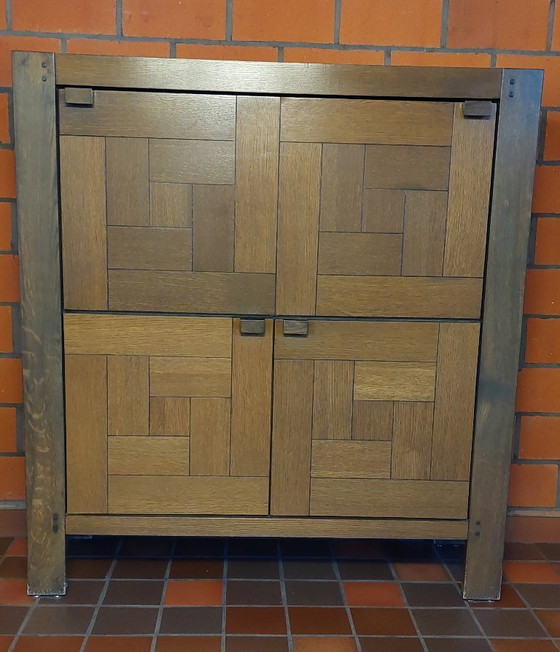 Image 1 of Complete Dining Room Set with Buffet Cabinet, Bar Cabinet, Extendable Table, and Set of Chairs Casala Cantilever