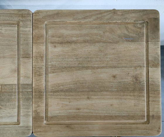 Image 1 of Carrello da cucina retrò, tavolo da lavoro da cucina "a doppia ala"