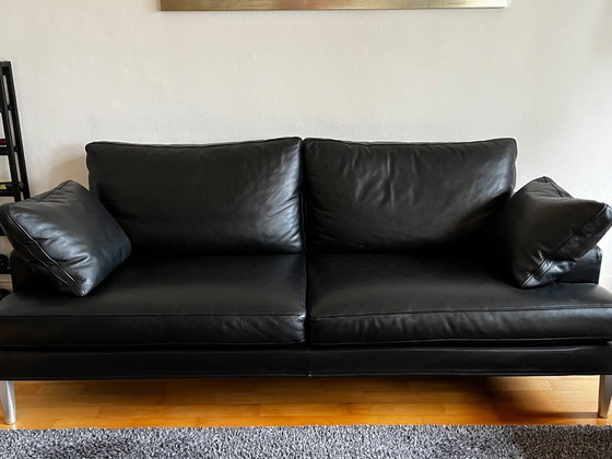 Image 1 of FSM (deSede) Sofá Clarus de cuero negro