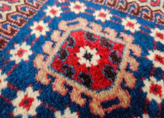 Image 1 of Hand-knotted Persian wool Yalameh rug runner Mint 81x193cm