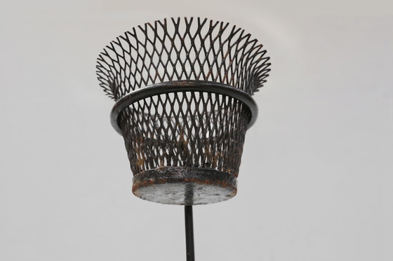Image 1 of Porte-plantes en métal du milieu du siècle par Mathieu Matégot, France années 1950