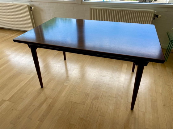 Image 1 of Rosewood dining table designed by Arne Vodder