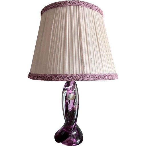Vintage crystal lamp, 1950