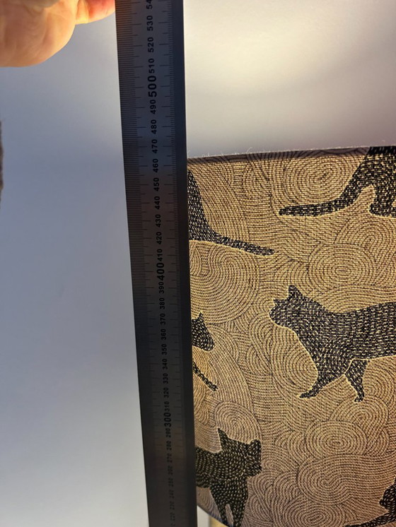 Image 1 of Upcycled Scheurich fireplace vase with high-quality lampshade