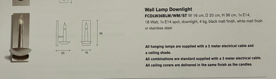 Image 1 of Lámparas de pared con velas flotantes de Brand & Van Egmond (6 unidades)