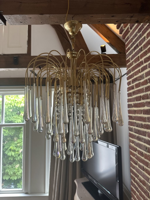Vintage Italian “teardrop” chandelier