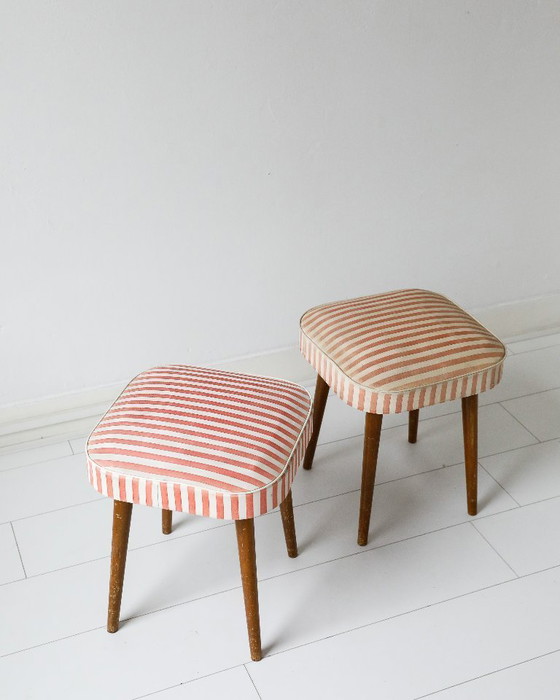 Image 1 of Set of two vintage Thonet stools