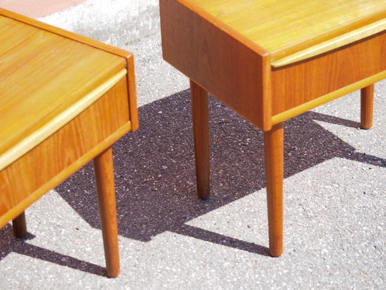 Set van 2 Deense teakhouten ladekasten uit de jaren 60 – Wood (photo 9 of 12)
