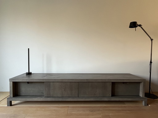 Solid oak sideboard by Van Rossum