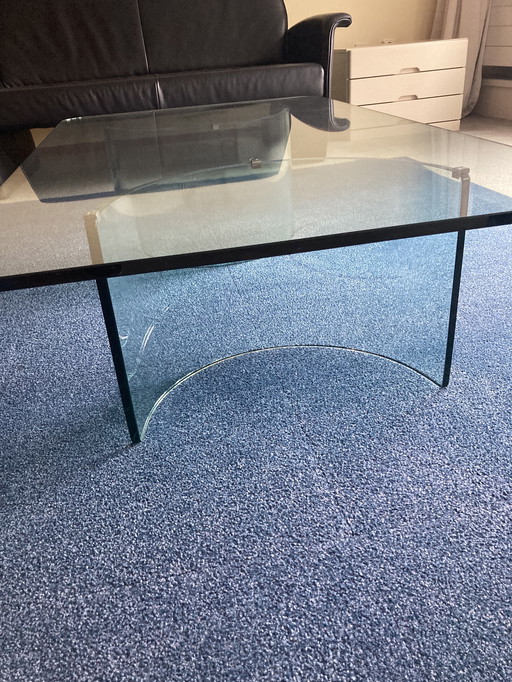 À vendre : table basse design en verre Gallotti et Radice
