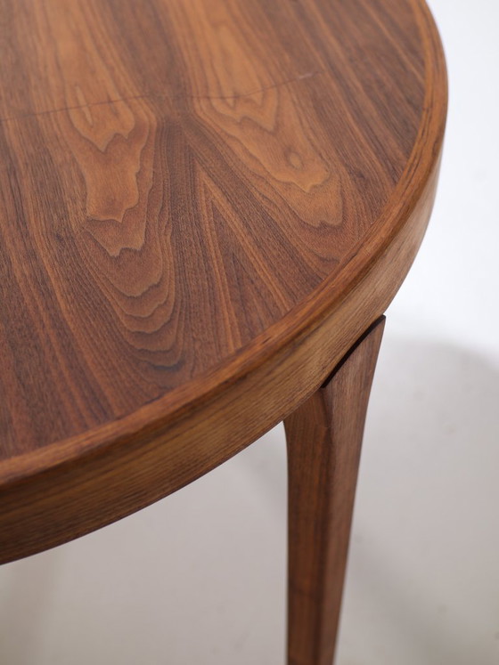 Image 1 of Tavolo da pranzo ovale allungabile in teak, stile vintage danese