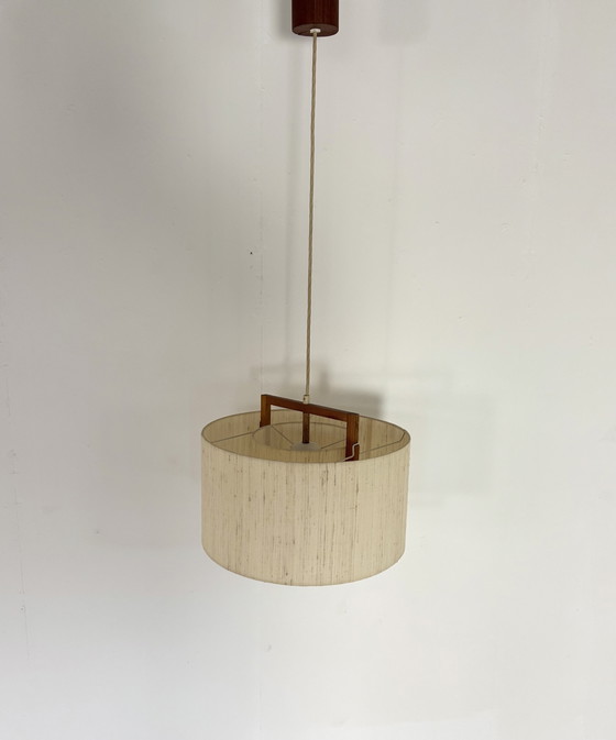 Image 1 of Lampada a sospensione vintage in teak anni '60