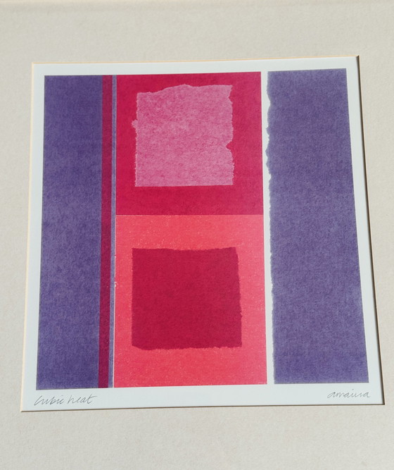 Image 1 of IKEA litho “Cubic Heat” (1999) – Amaina