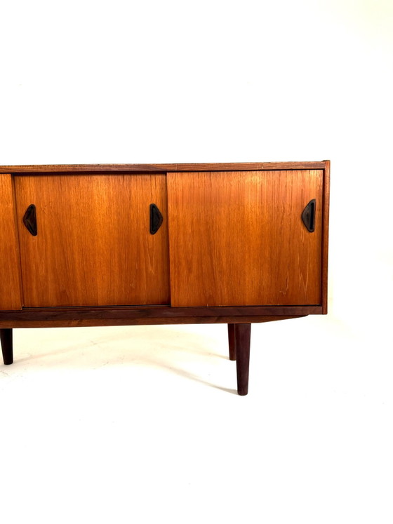 Credenza danese in teak vintage, anni '60, Credenze, Legno, Marrone (foto 3 di 12)