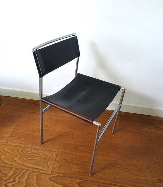 Martin Visser SE 06 Sedia da pranzo/da comodino Prima serie – Spectrum, Sedie da pranzo, Leather, Metal (photo 8 of 19)