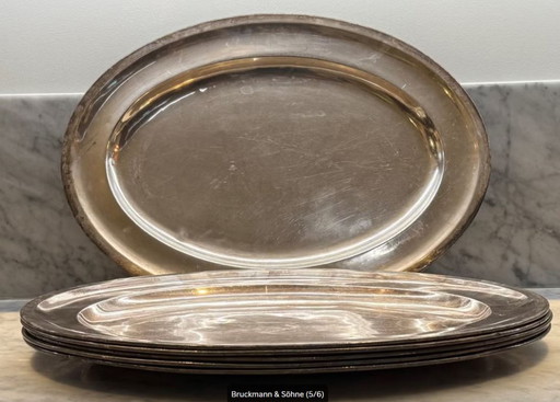 Zilveren dienblad - Bruckmann & Söhne, Duitsland, jaren 40.