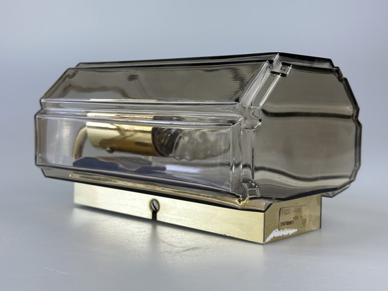 Image 1 of 60s 70s aplique Glashütte Limburg Alemania vidrio y metal Age Design