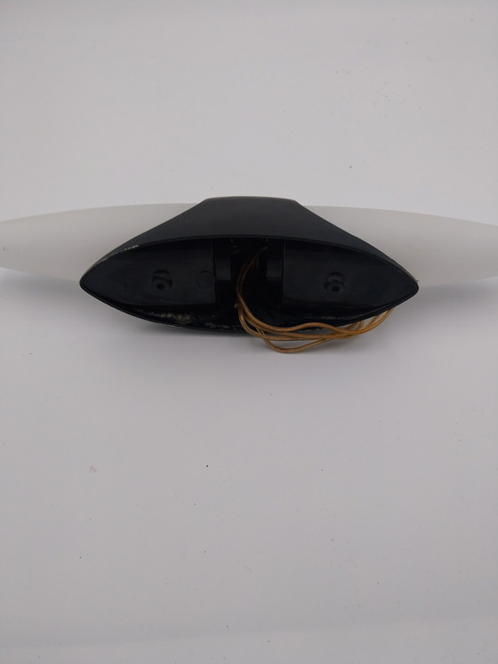 Image 1 of 1 x Lampada da parete Bo-niko in bachelite e vetro opalino anni '50