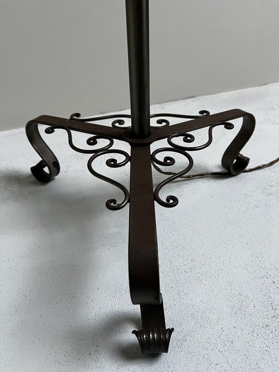 Image 1 of Lampadaire réglable en fer forgé