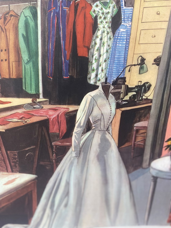 Image 1 of Manifesto scolastico Rossignol Elocution CE3 “Laboratorio di cucito”